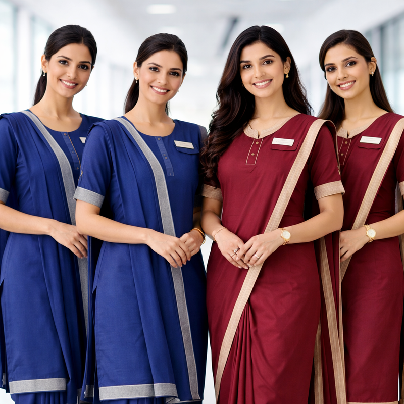 Uniform Sarees
